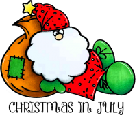 a christmas in july greeting